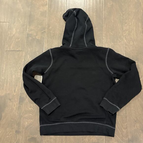 Nike Sportswear Hoodie Boys Medium Black Just Do It Swoosh Pullover DD8660-010 - Picture 4 of 9